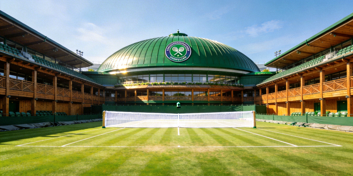 温布尔登网球锦标赛中央球场 - 绿草如茵的经典场地